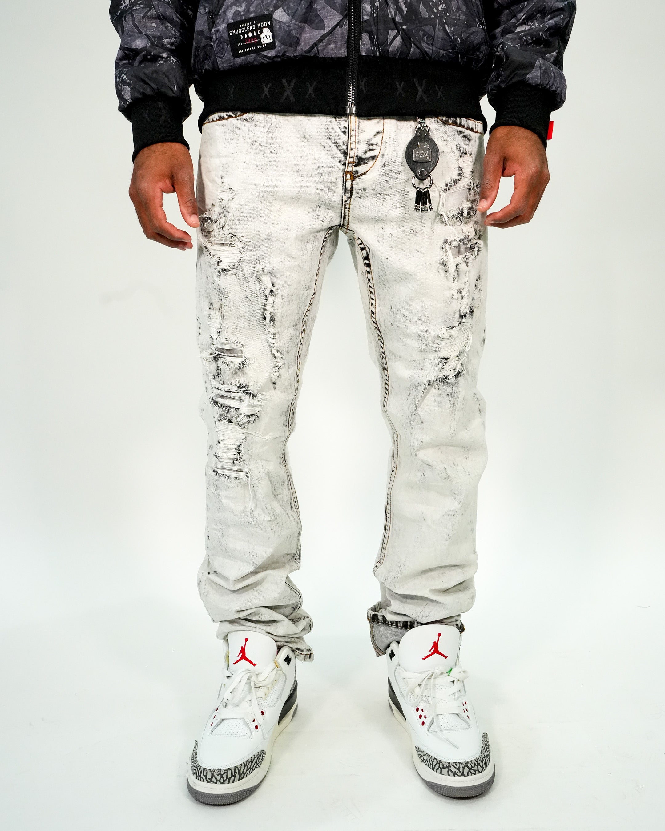 Cartel Coal Acid Grey Denim Jeans