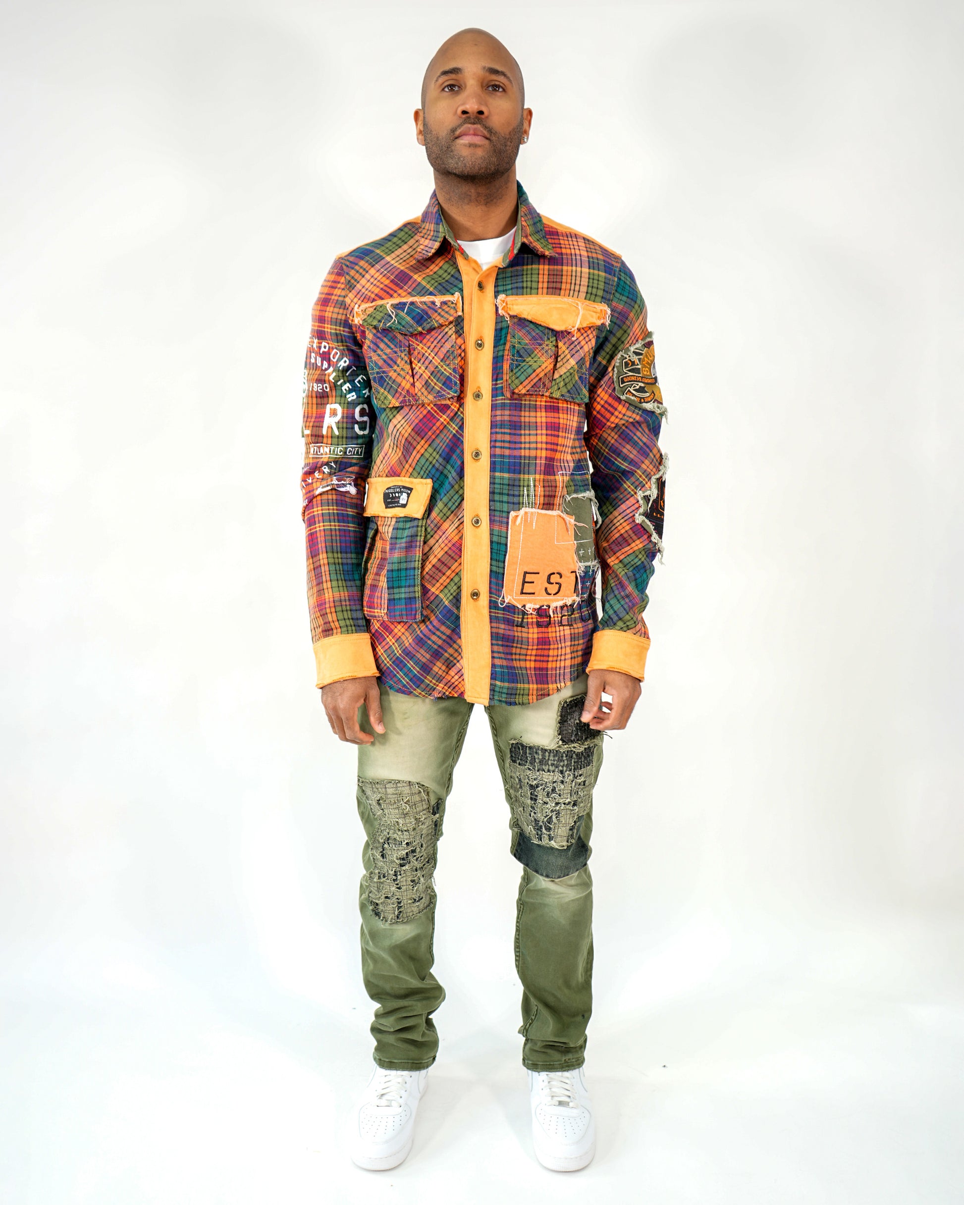 Cache Carrier Olive Denim Jeans