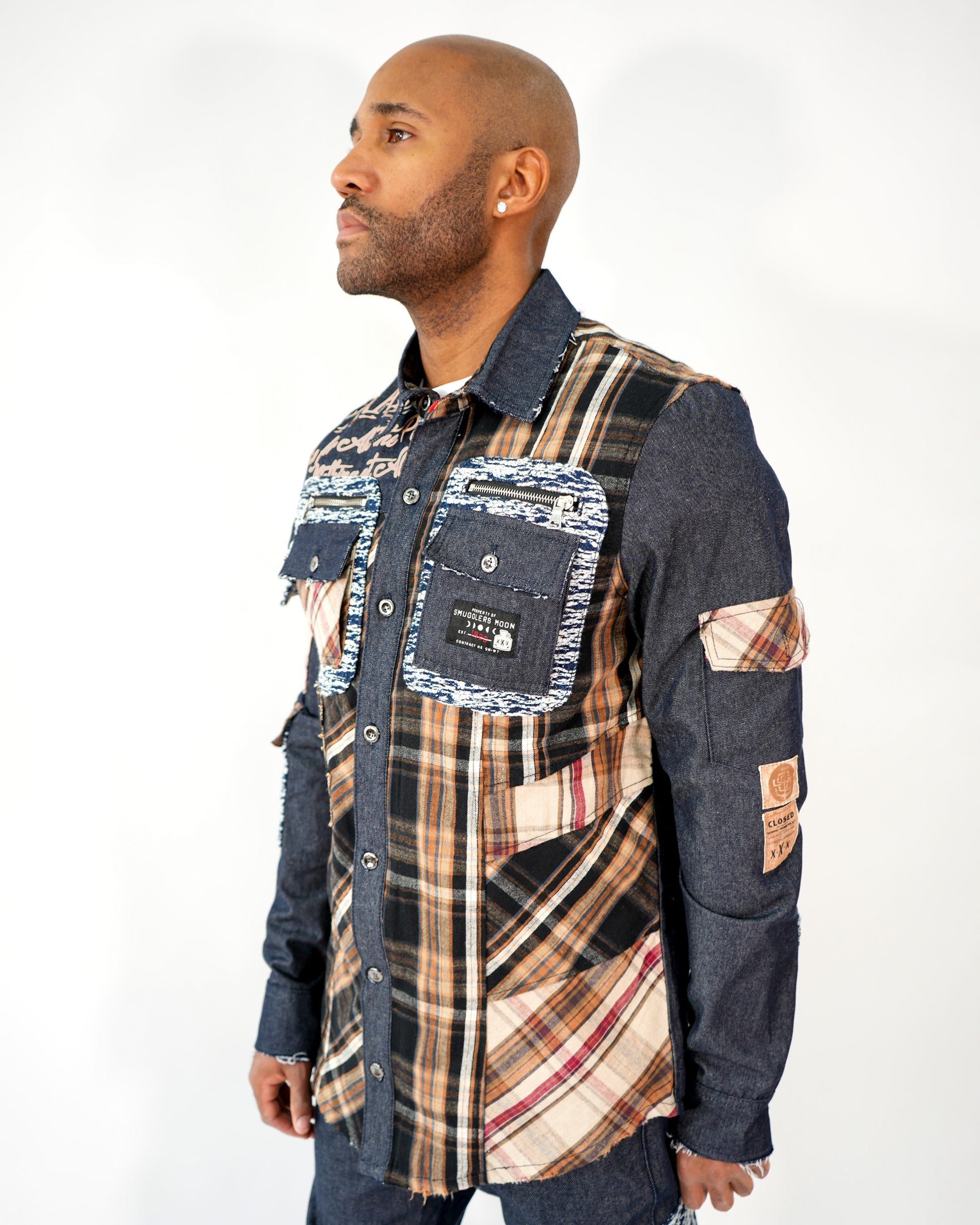 Thief’s Thread Denim Woven Knit Flannel