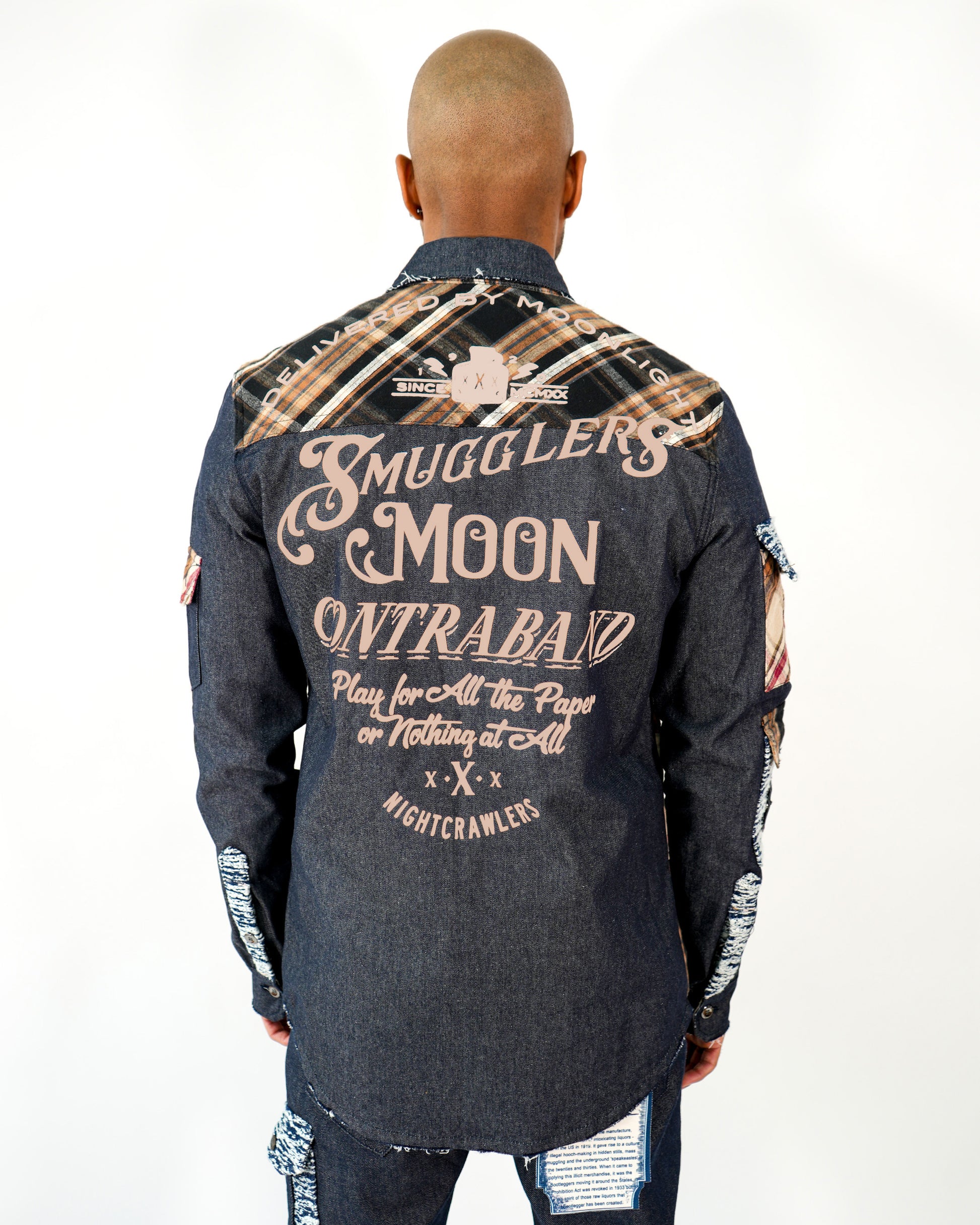 Thief’s Thread Denim Woven Knit Flannel