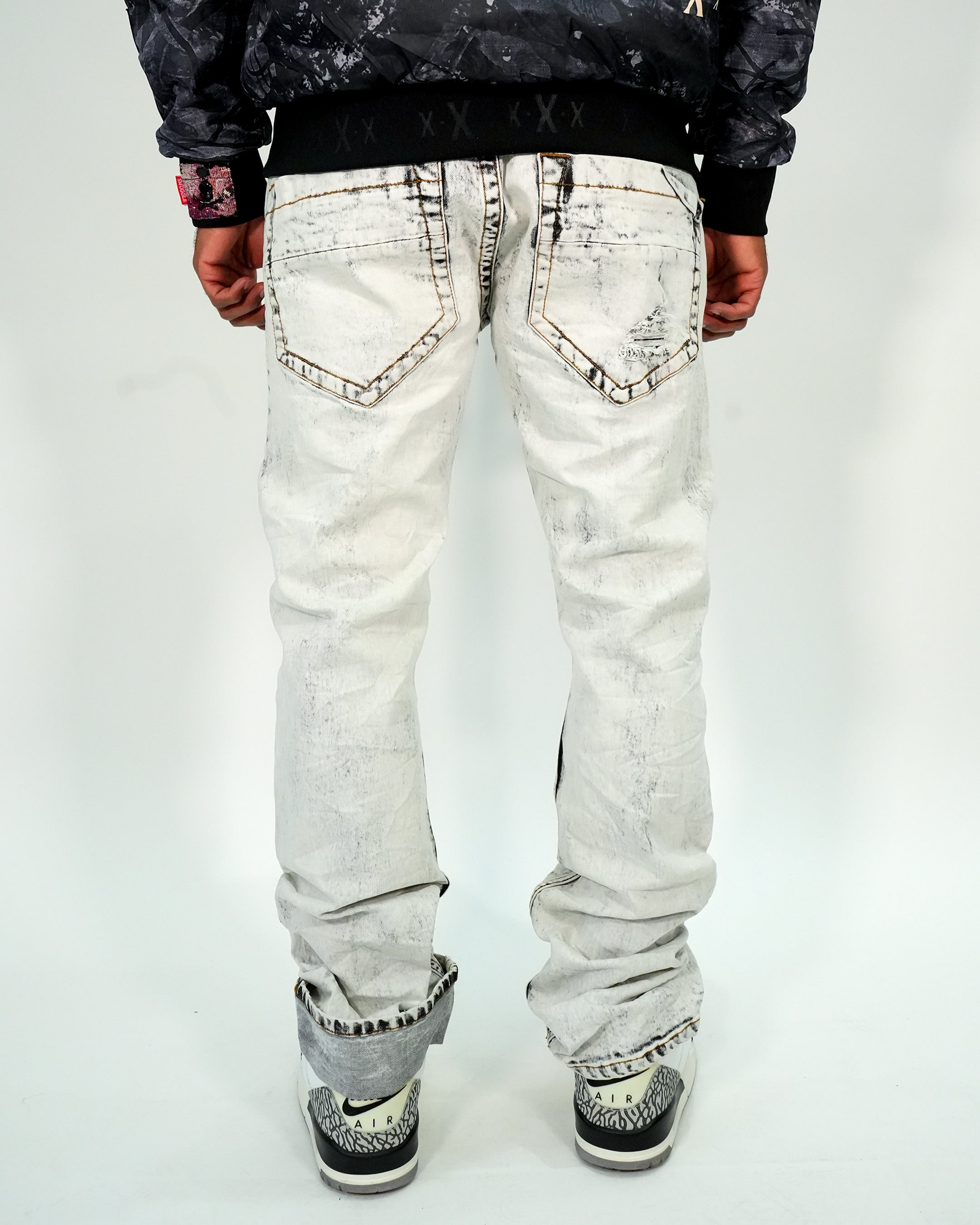 Cartel Coal Acid Grey Denim Jeans