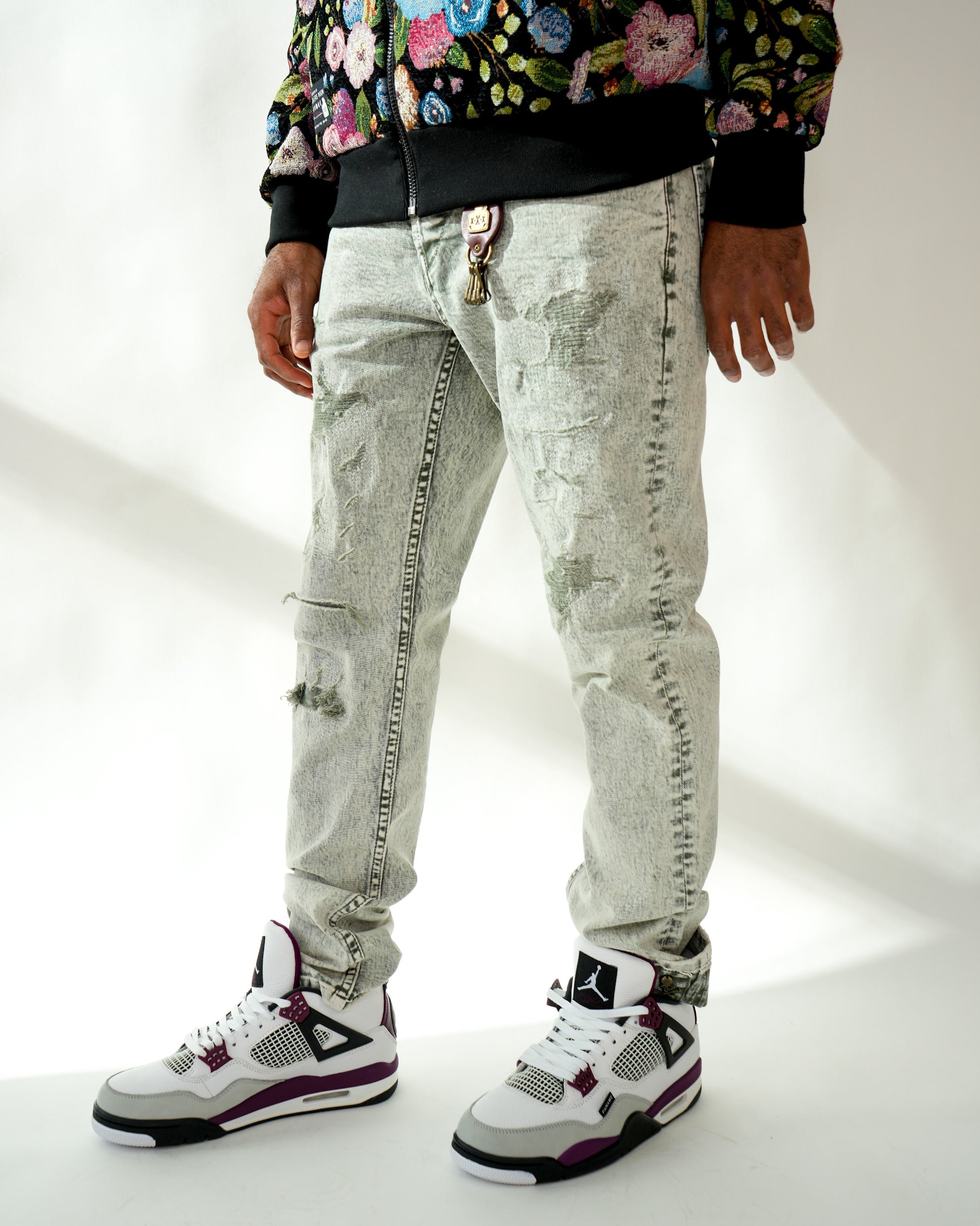 Rebel Ash Olive Denim Jean