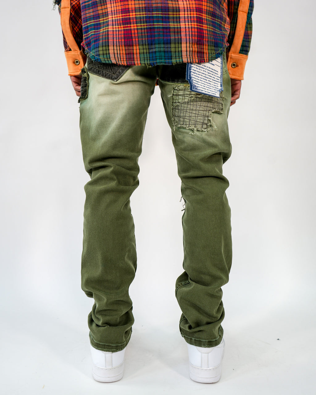Cache Carrier Olive Denim Jeans