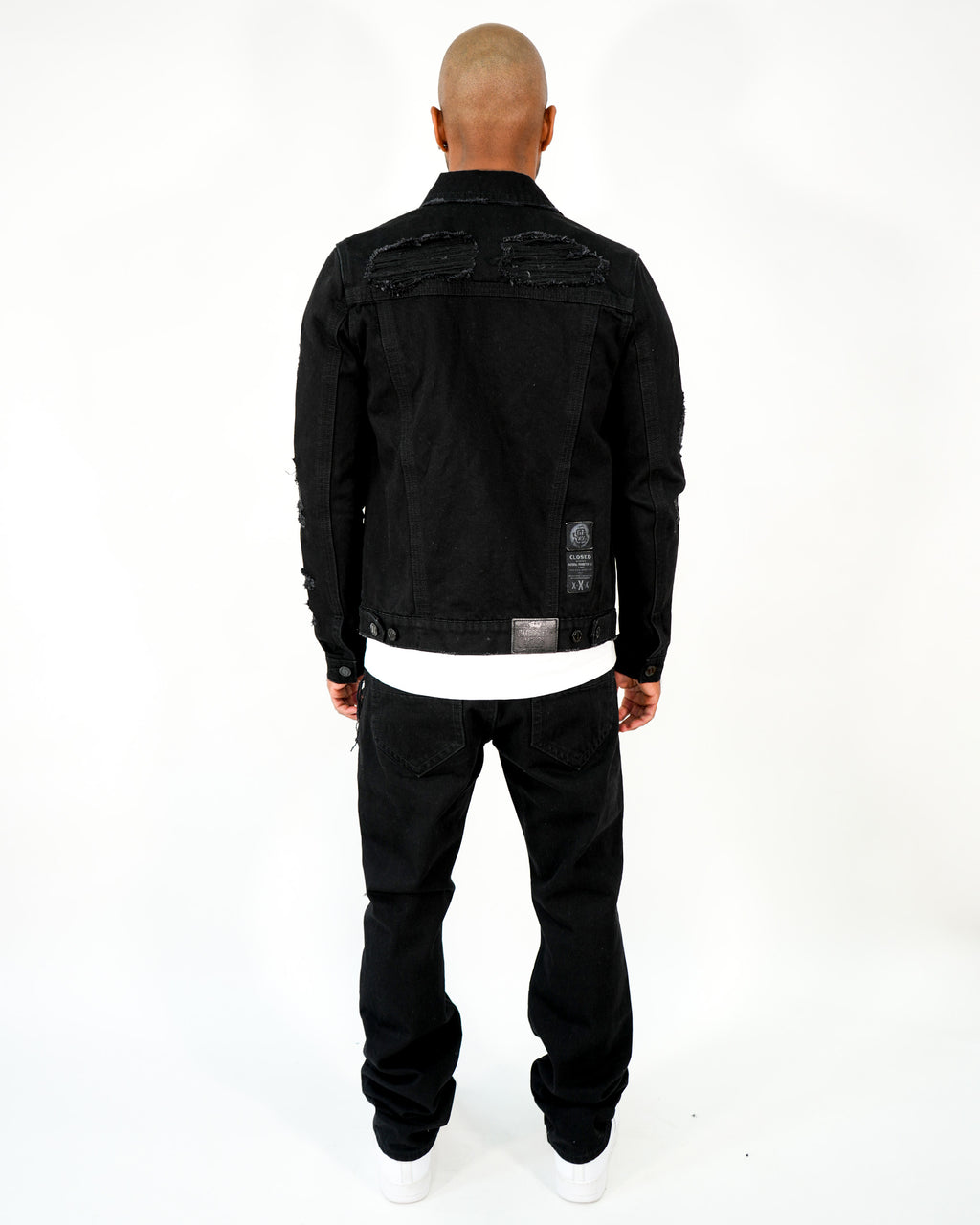 Midnight Operator Black Denim Jacket