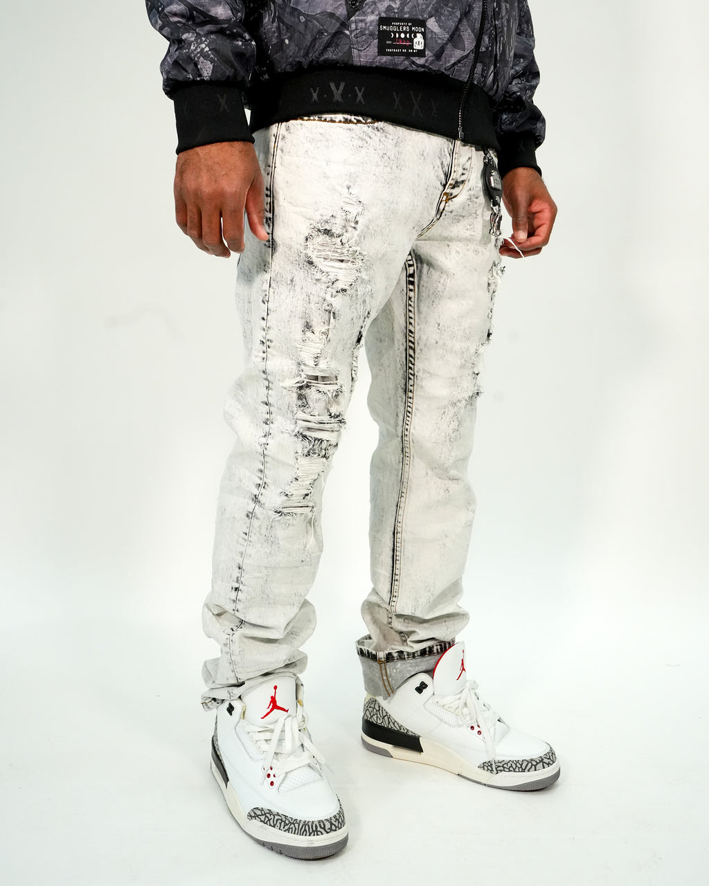 Cartel Coal Acid Grey Denim Jeans