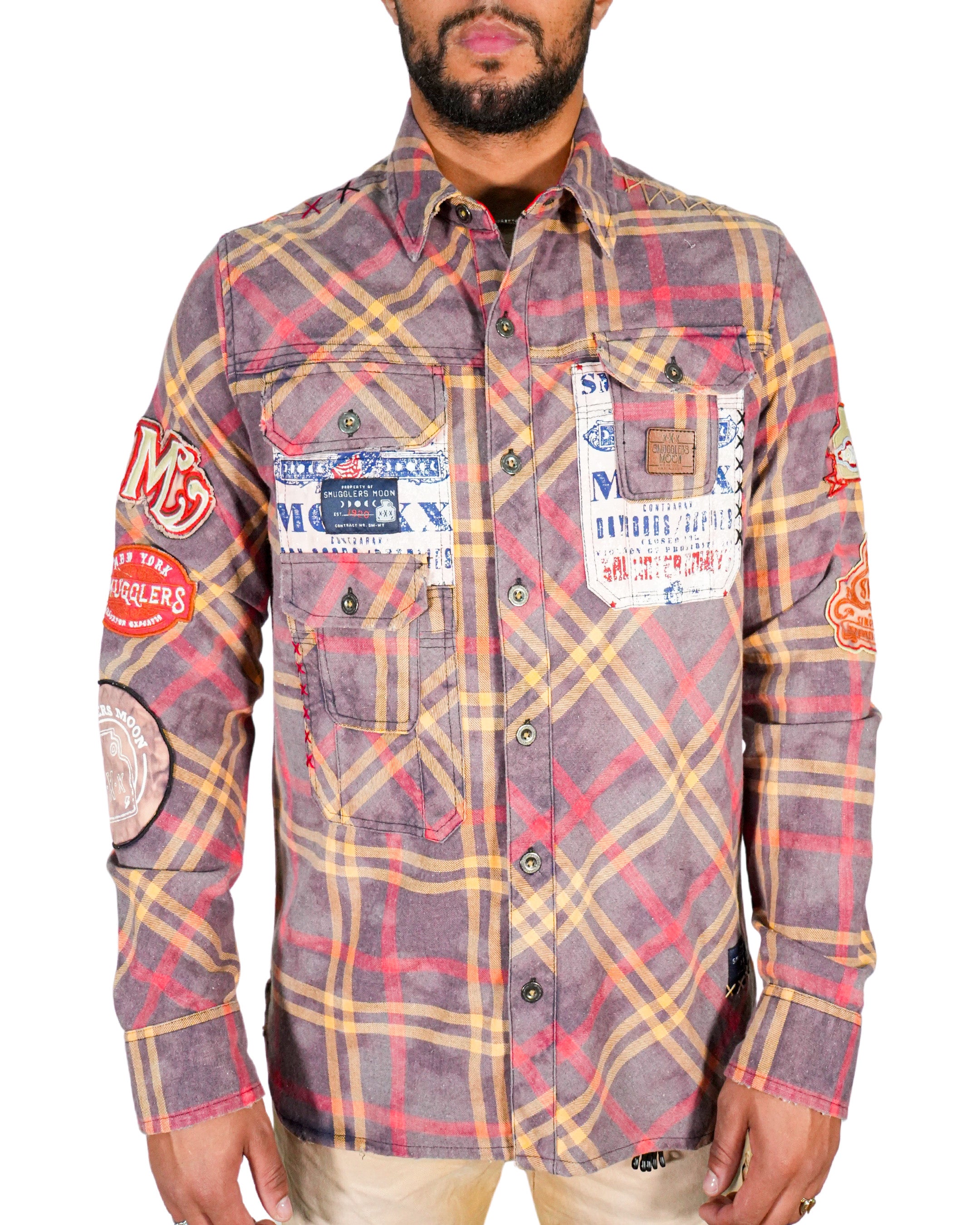 Frontier Flame Knit Flannel