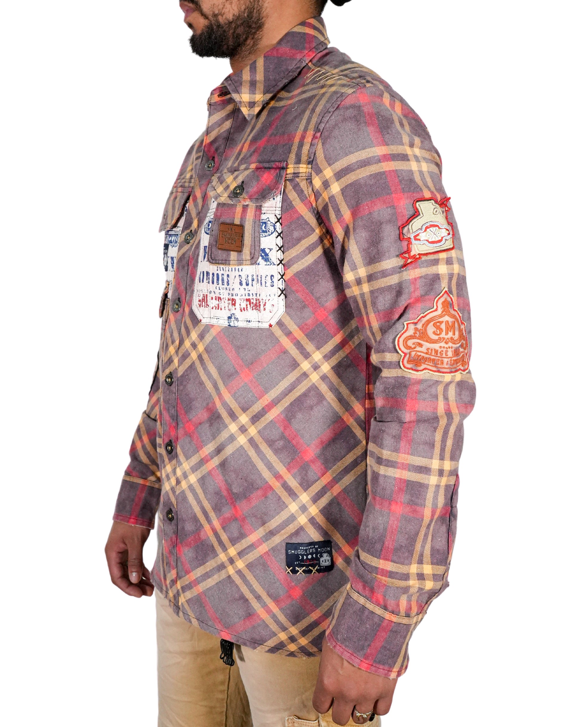 Frontier Flame Knit Flannel