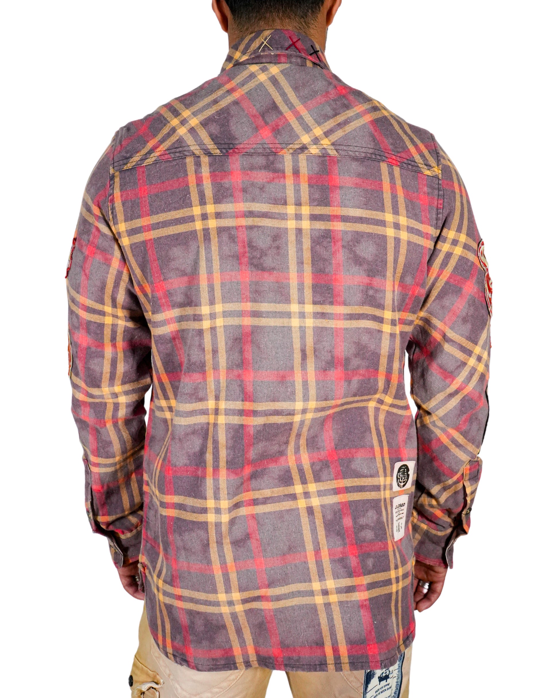 Frontier Flame Knit Flannel