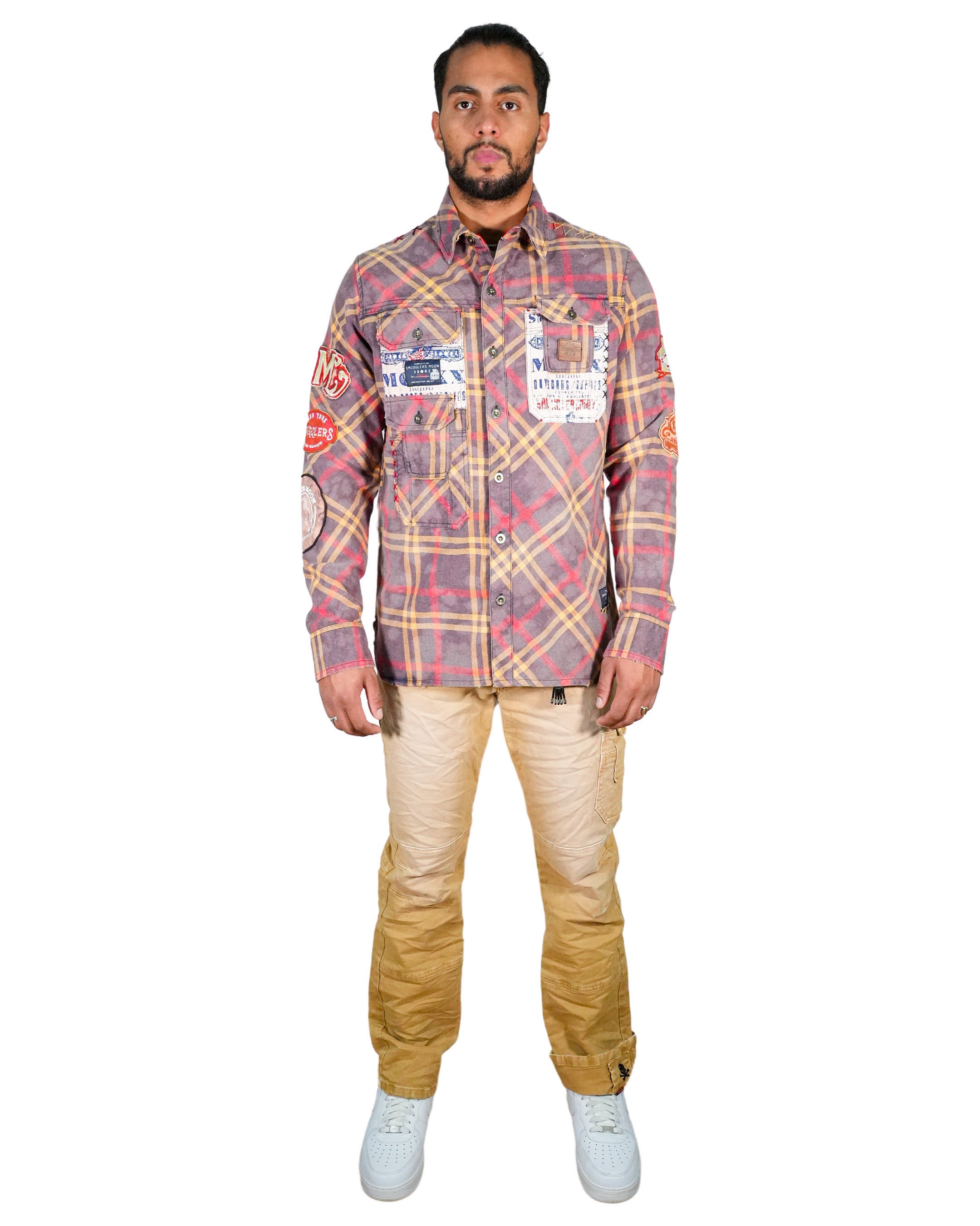 Frontier Flame Knit Flannel