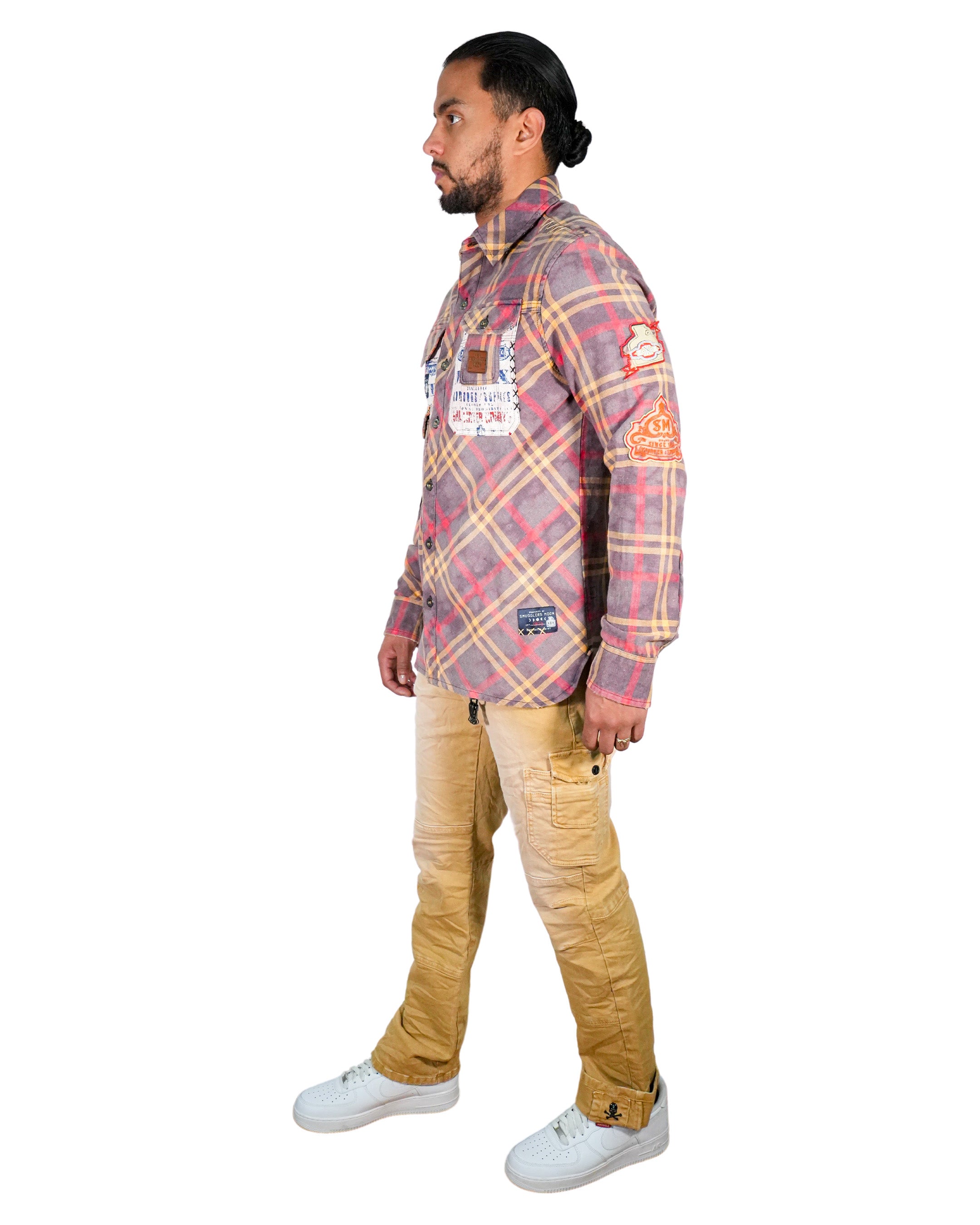 Frontier Flame Knit Flannel