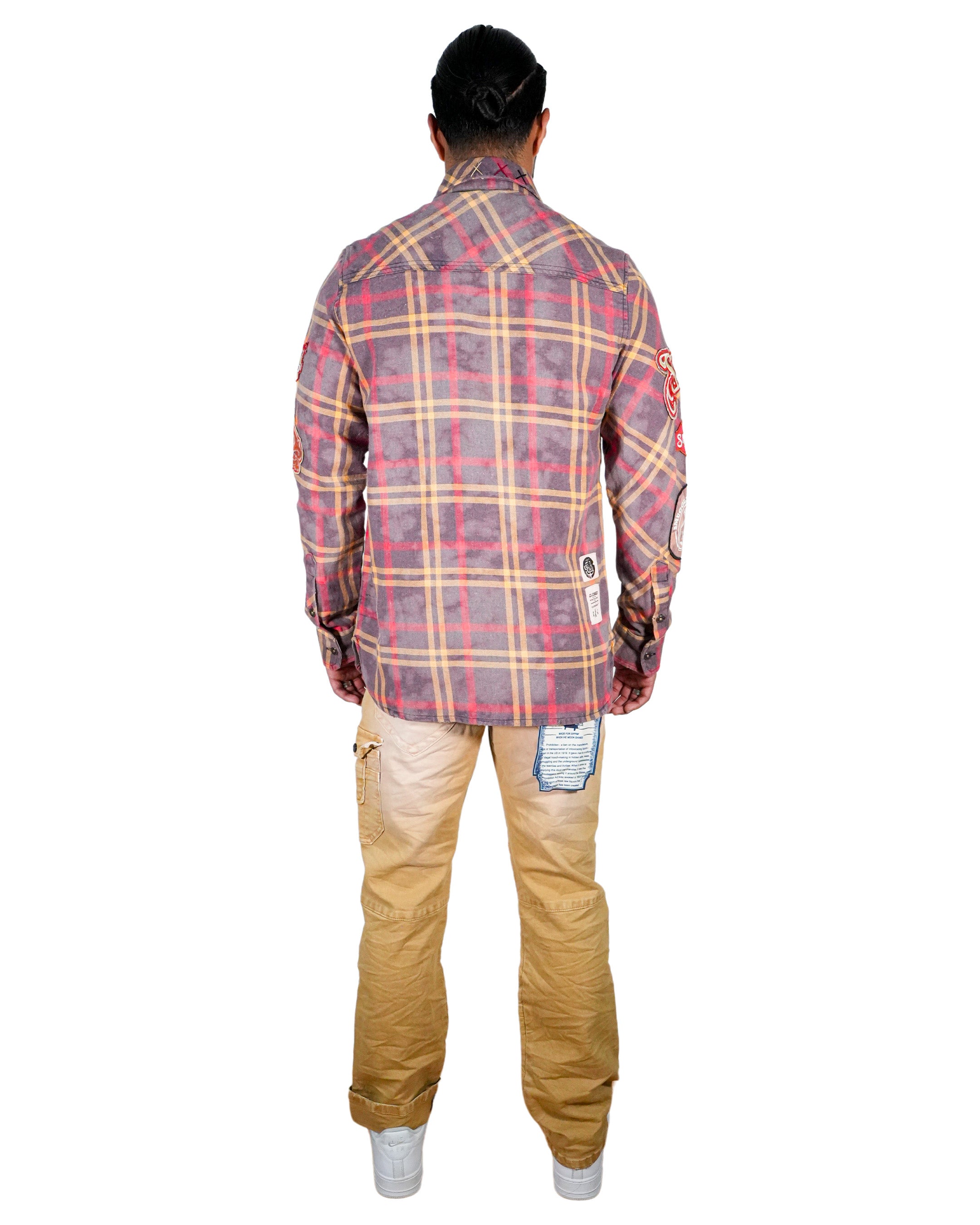 Frontier Flame Knit Flannel