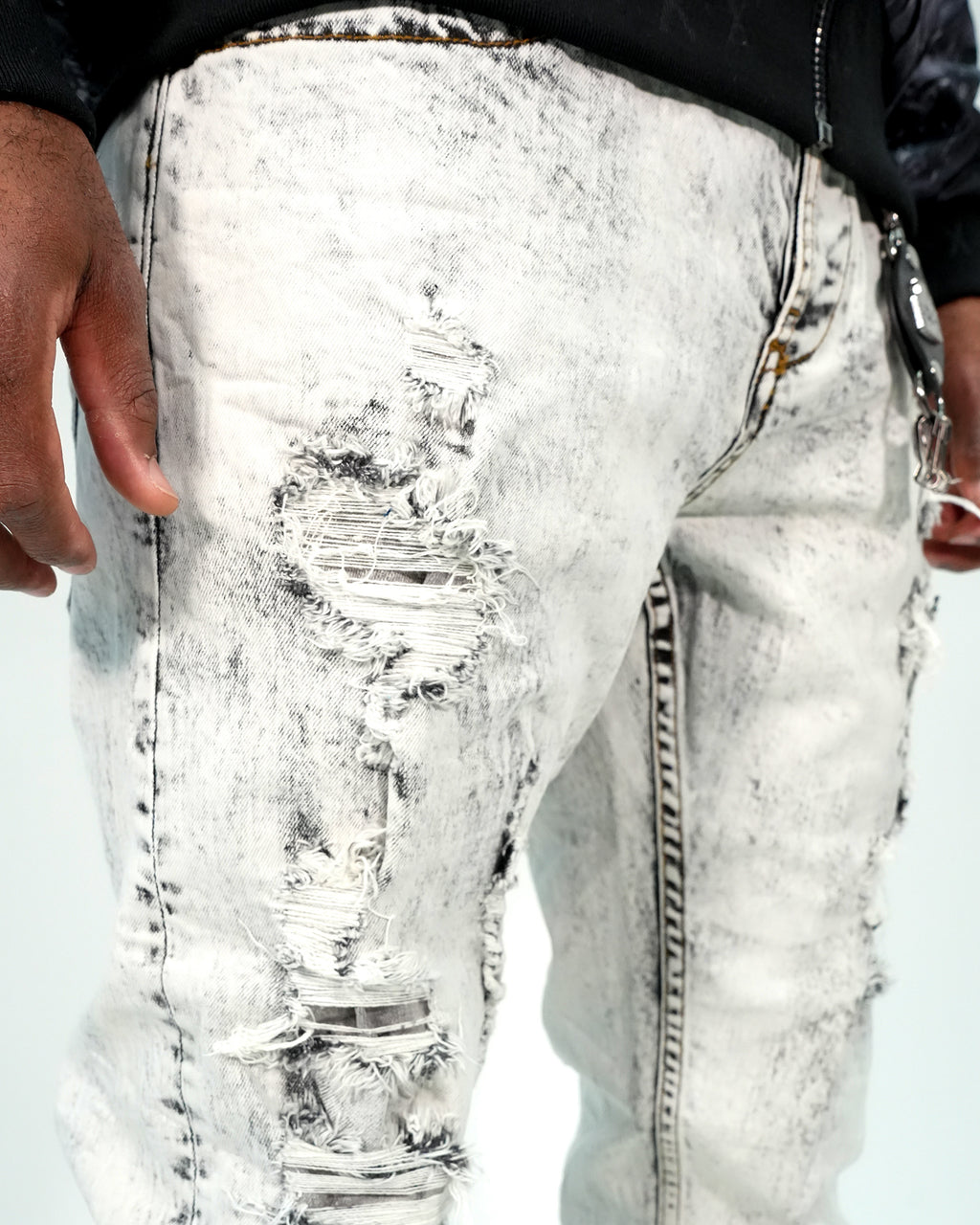 Cartel Coal Acid Grey Denim Jeans