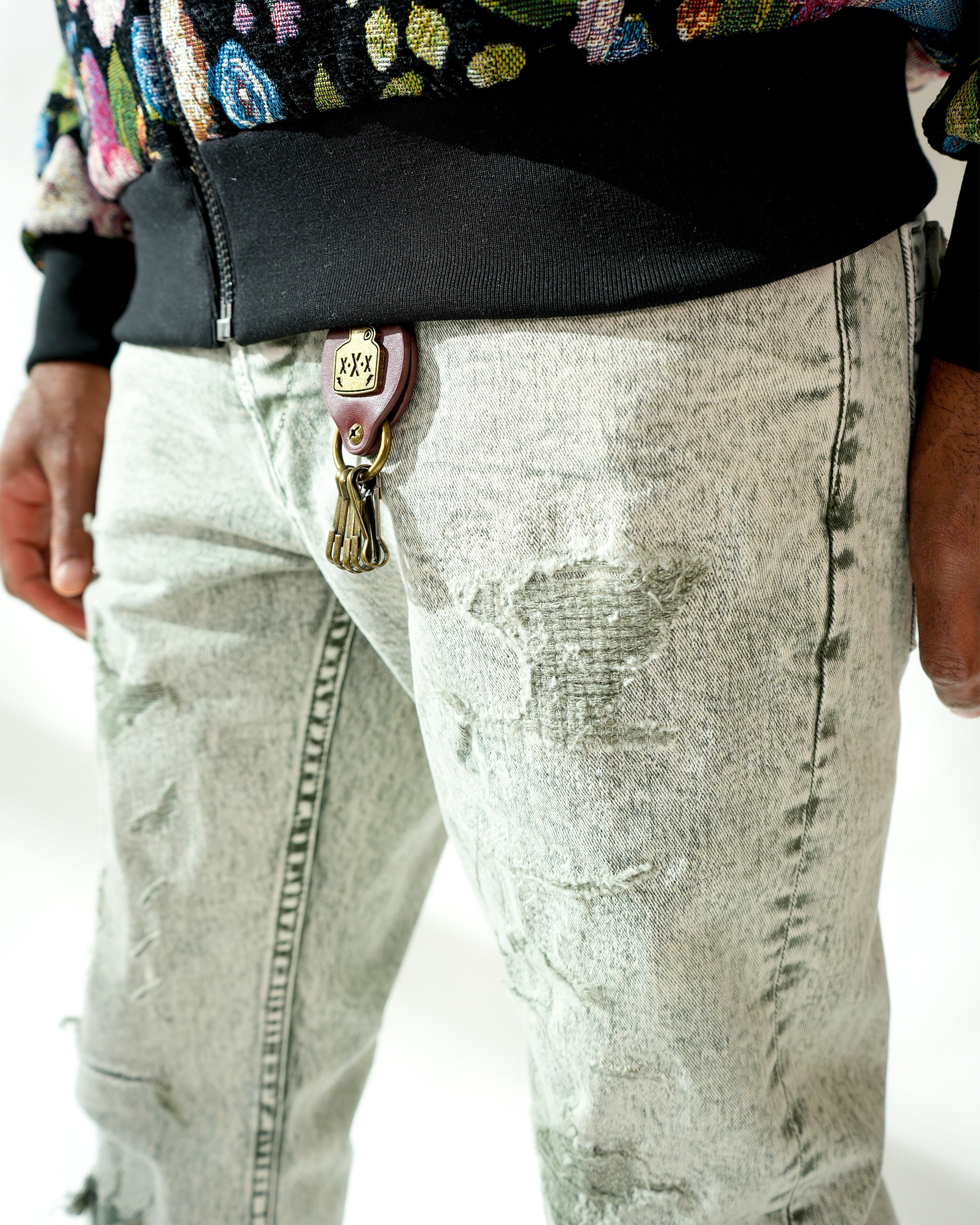 Rebel Ash Olive Denim Jean