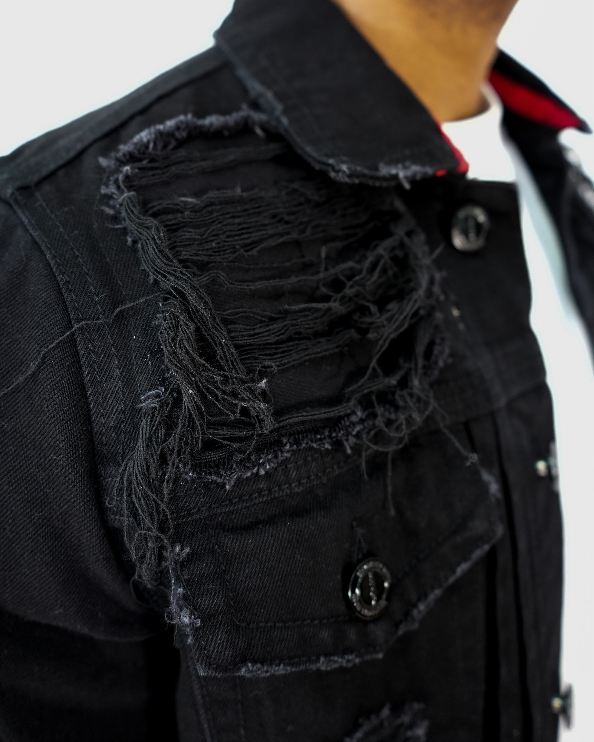 Midnight Operator Black Denim Jacket