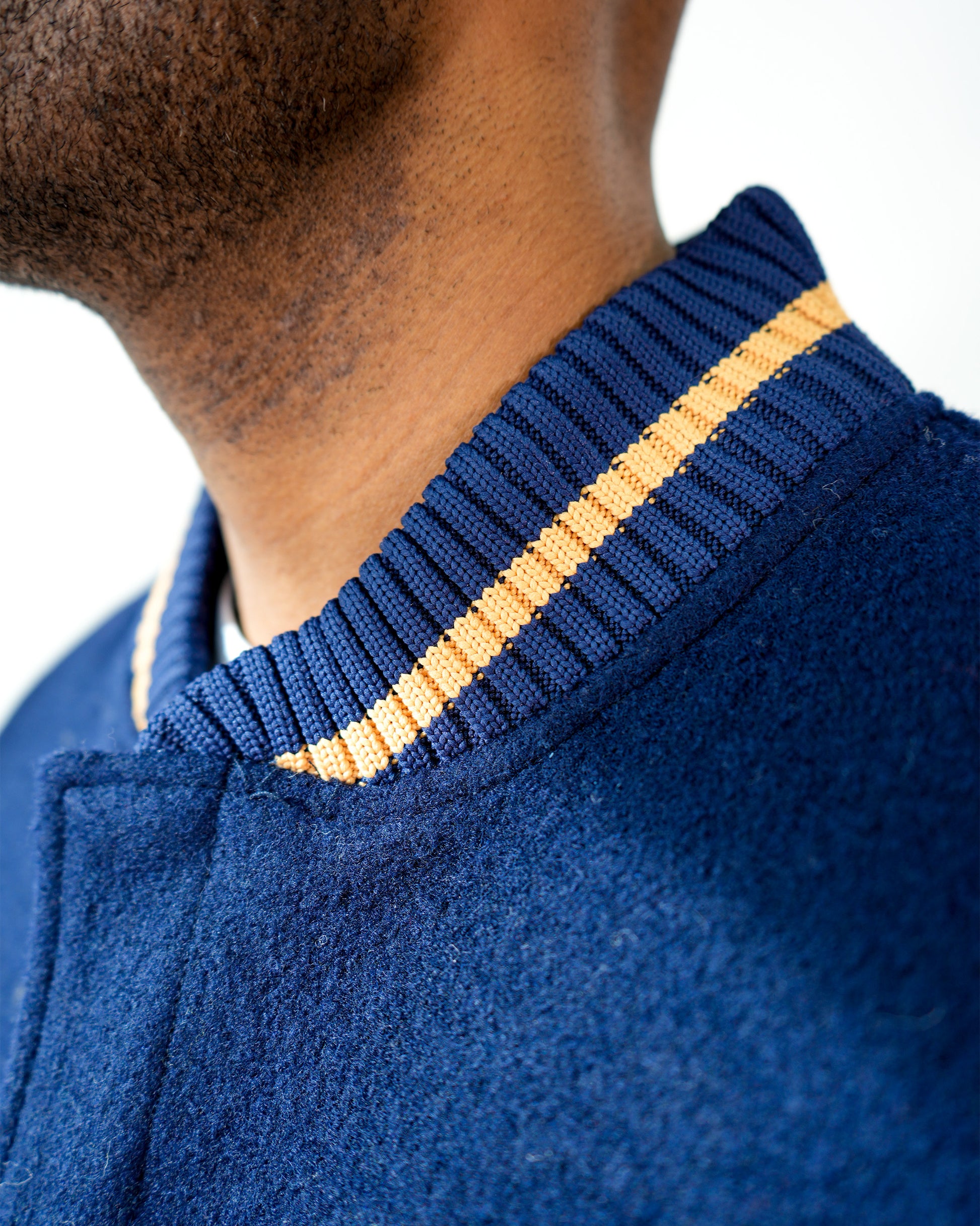 Contraband Varsity Navy Twill Jacket