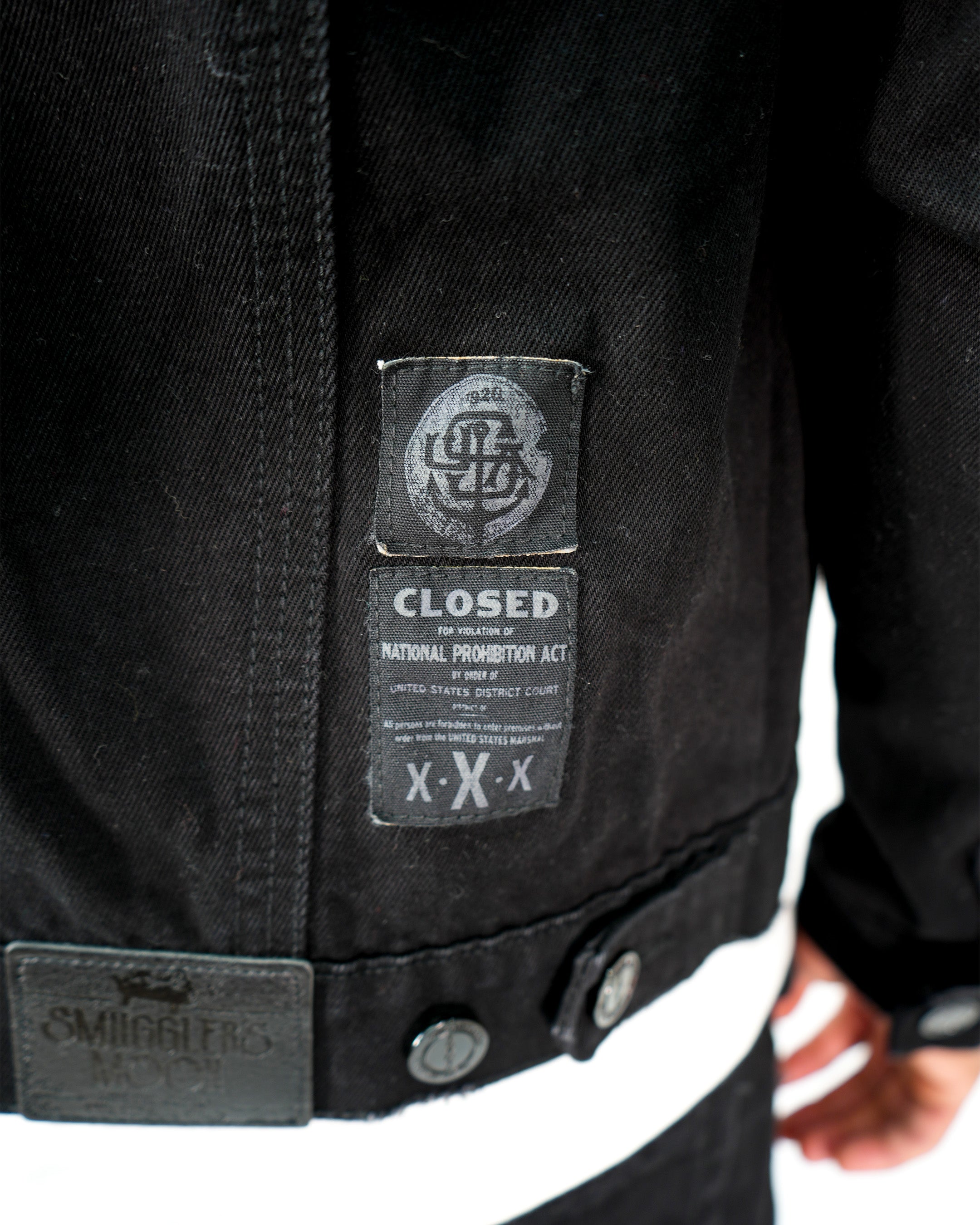 Midnight Operator Black Denim Jacket