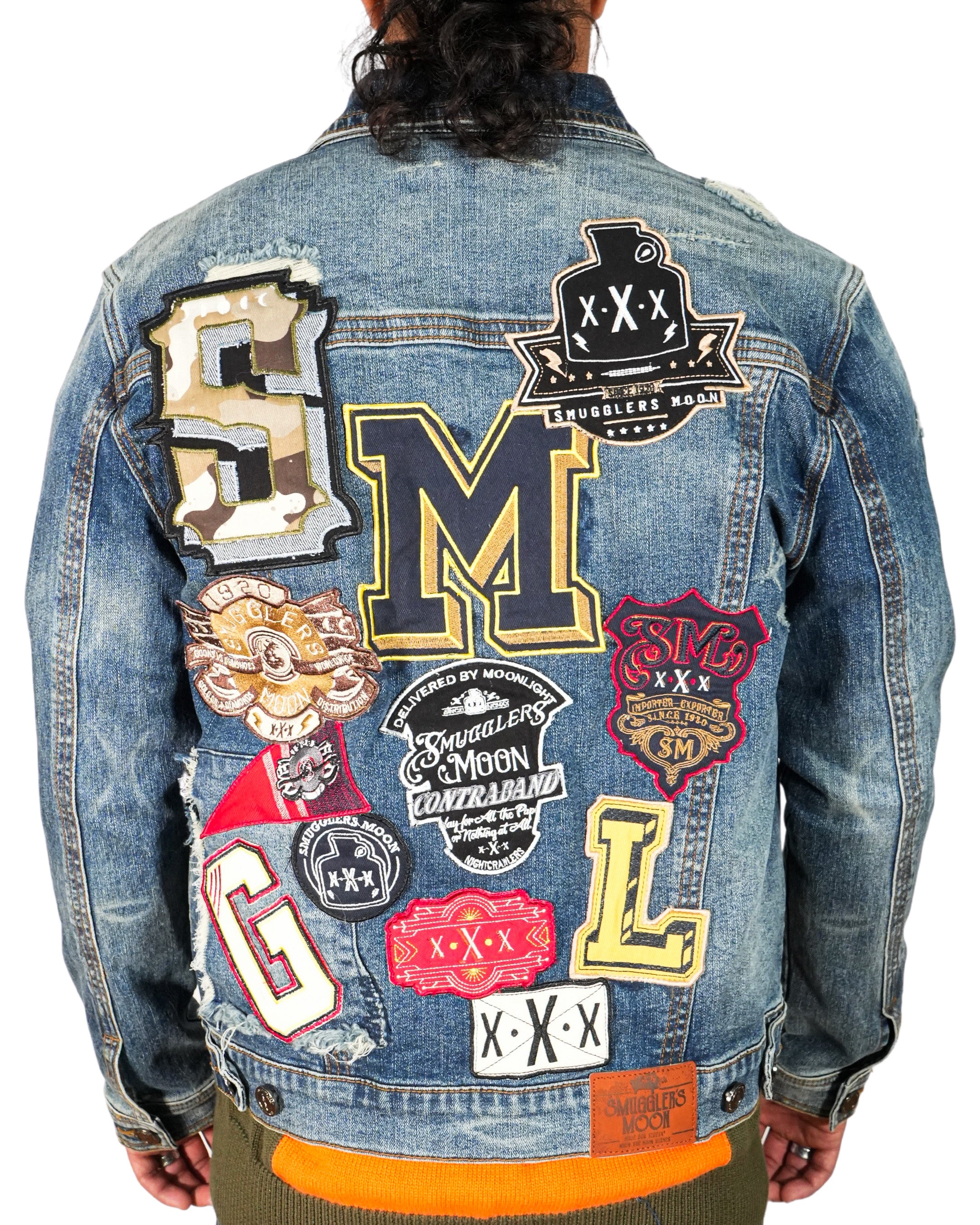 Label Larceny Embroidered Denim Jacket