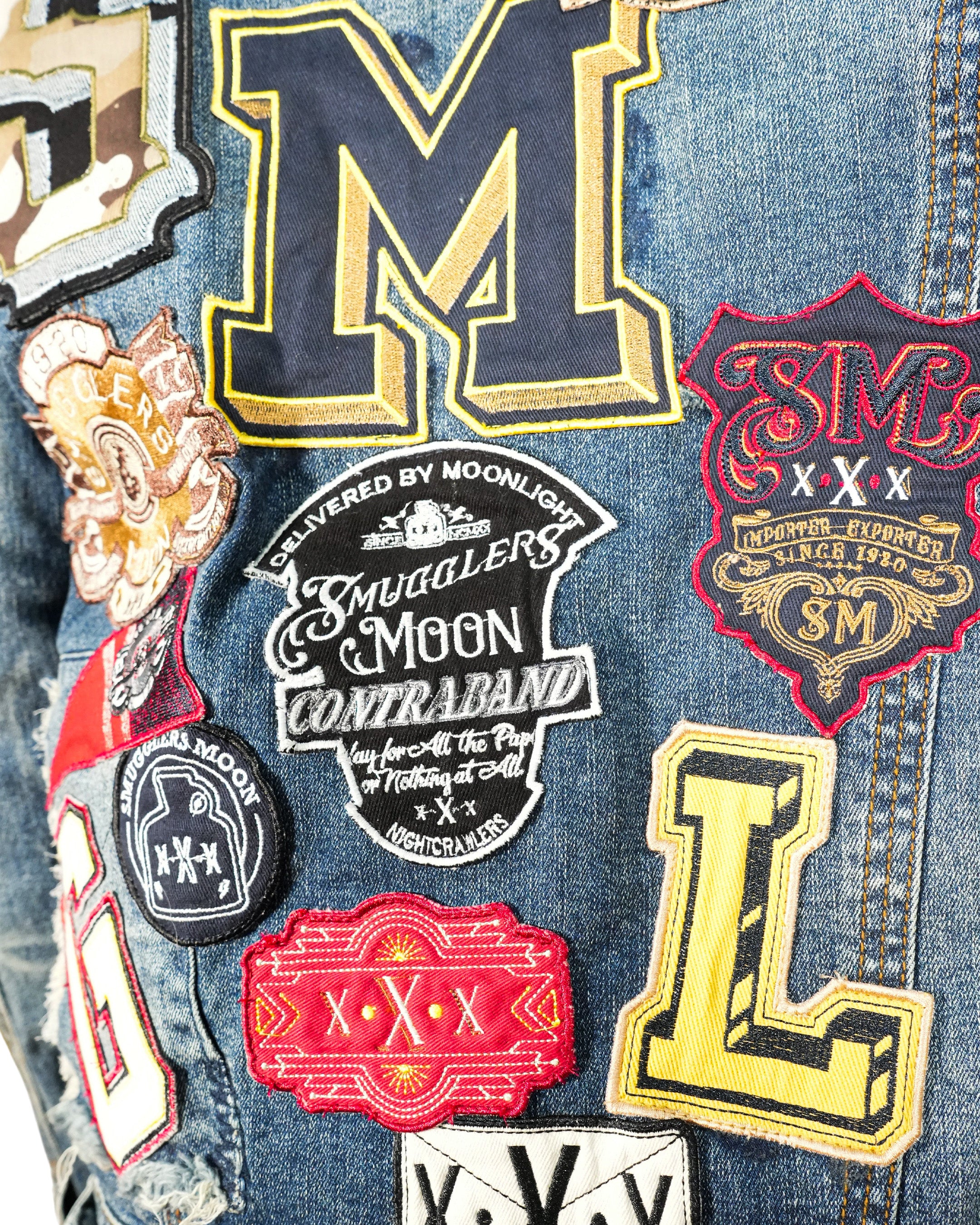 Label Larceny Embroidered Denim Jacket