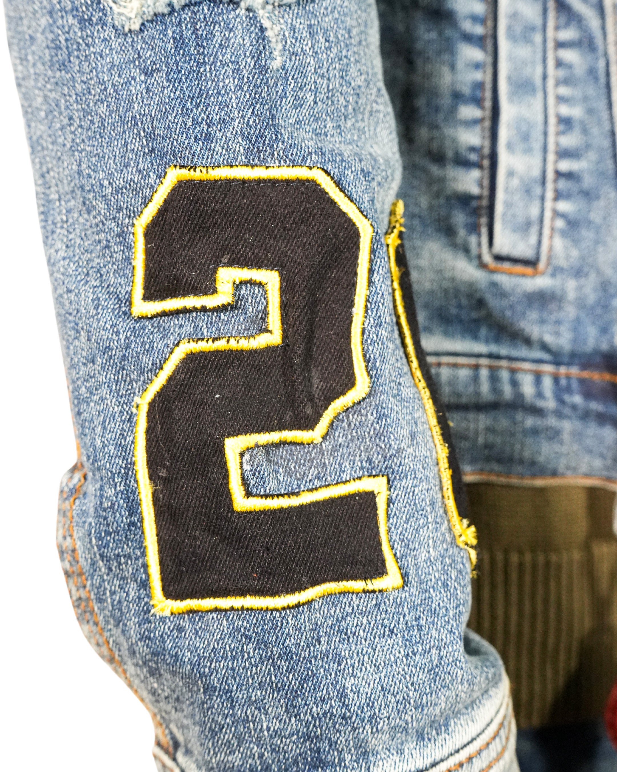 Label Larceny Embroidered Denim Jacket