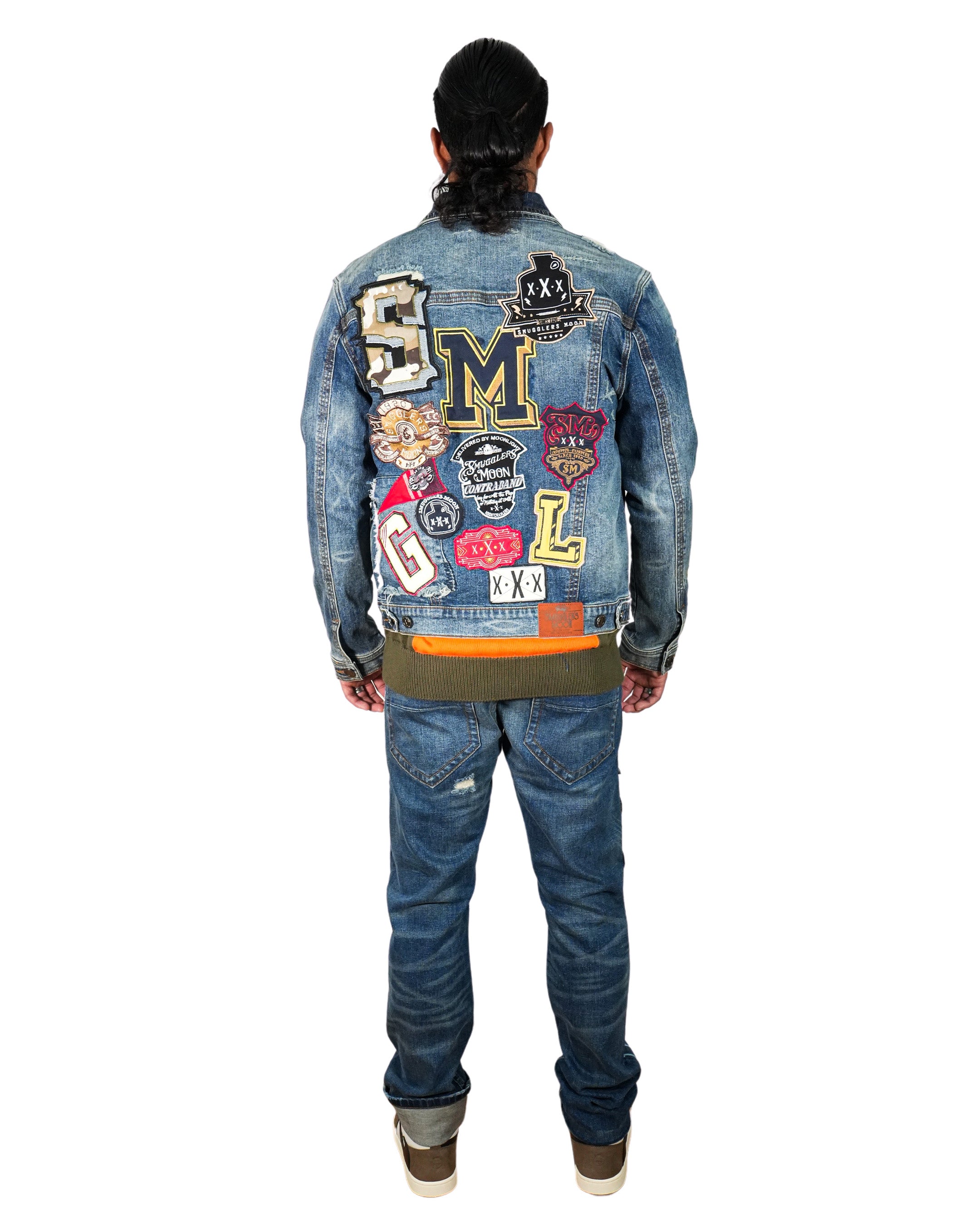 Label Larceny Embroidered Denim Jacket